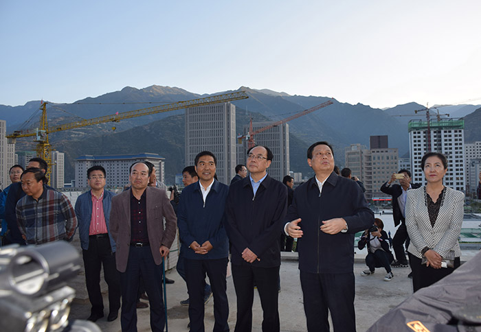 全國、省市政協(xié)委員體驗蘭渝鐵路、視察階州廣場